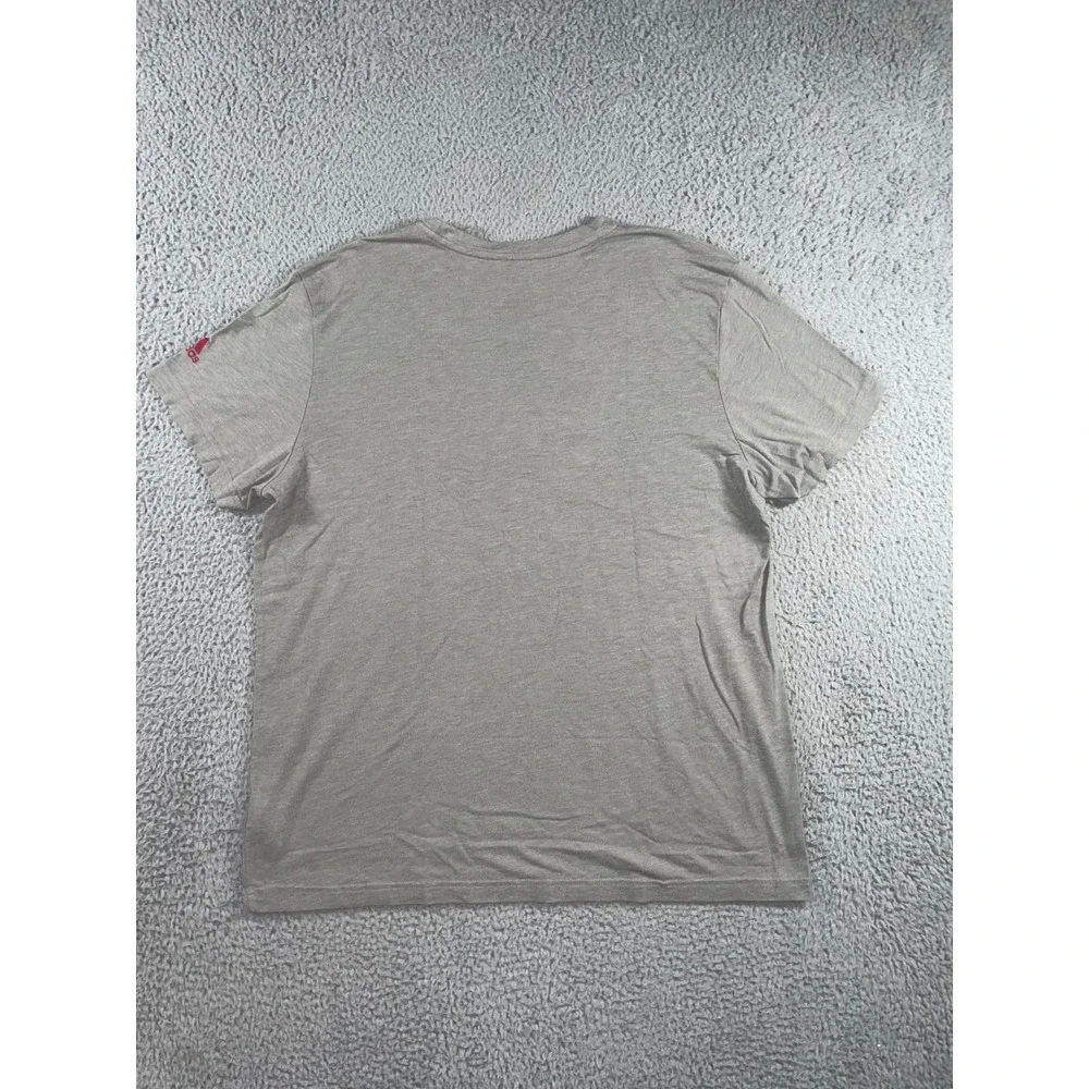 Adidas T-Shirt Men XL‎ Indiana University Hoosiers Gray Short Sleeve Graphic Tee